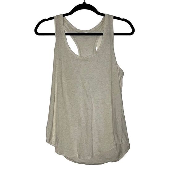 Women's Light Grey Athletic Tank Top - Picture 1 of 7
